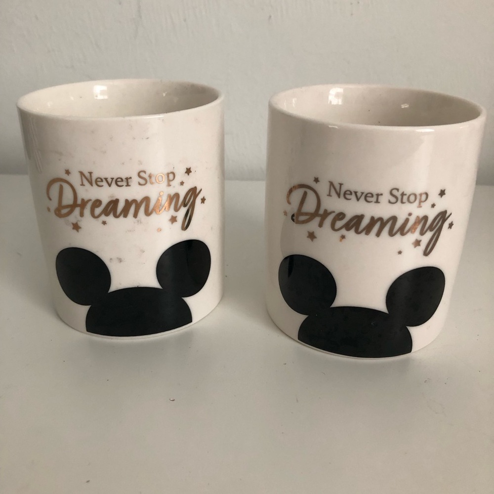 Disney Never Stop Dreaming Ceramic Accent Pair if Candles